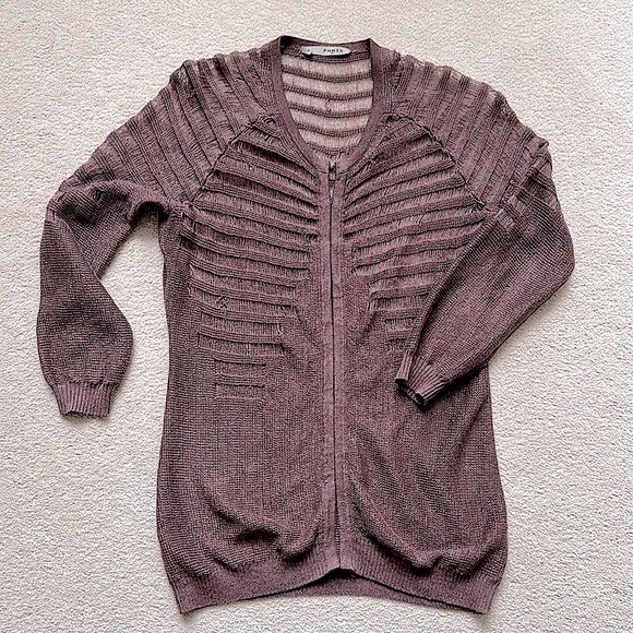 Boxy Long Knit Cardigan by Ports 1961 - Picture 2 of 6